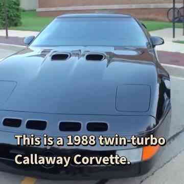 Not your ordinary 1988 Chevy Corvette