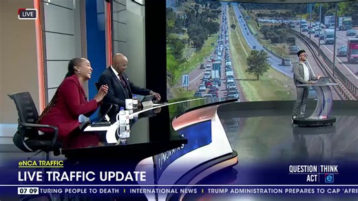 [TRAFFIC REPORT] 7 o'clock roads are busier than 6, moderate delays are expected around the province of Gauteng, congestion in KZN and severe taxi crash reported in Cape Town. For more details, here's @Mthaux #eNCA | eNCAnews