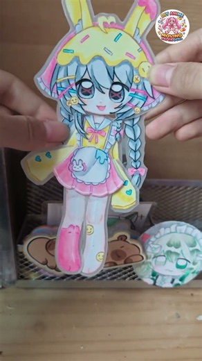 Movable paper doll OC Vol24 # #paperdoll #wasu #howtomakeasockdoll
