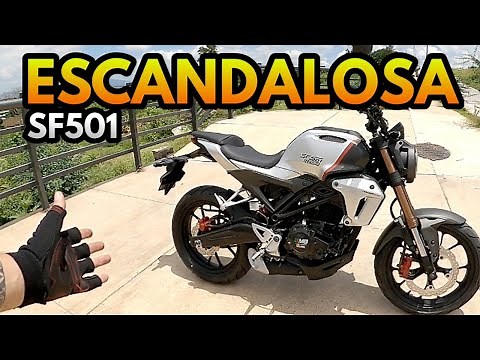 ✅ MB Motos SF501 - REVIEW AND AUDIO... a cheap HONDA CB300?