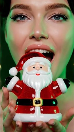 Santa Toy ASMR | Relaxing Christmas Visuals & Soft Sounds ❄️✨