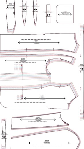 MJ002 - Men's Shoulder Patch Jacket Pattern [Digital Pattern] #shorts