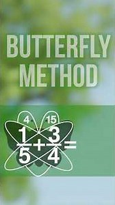 Butterfly Method 🦋 Adding Fractions | 1/5 + 3/4 Explained
