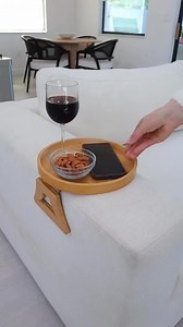 Transform your living room with the perfect blend of style and functionality! 🛋️✨ Our Wooden Side Table fits perfectly by your sofa or couch armrest, providing a stylish spot for drinks🍹, snacks🍿, or your remote control📺. | Idealigth