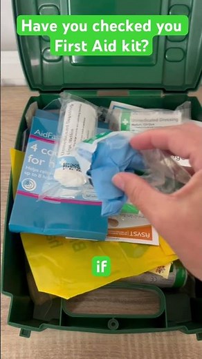 Don’t Wait for an Emergency to Open Your First Aid Kit 🚨