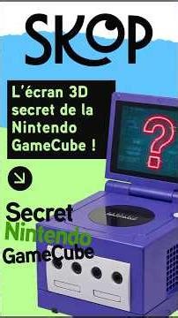 L'écran 3D SECRET de la Nintendo Gamecube ! 🤫