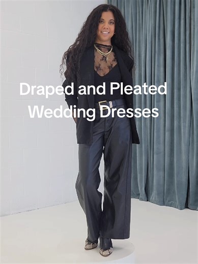 Intricate pleats and artful draping, fabric that tells a story!✨ 1, 2, 3, 4, 5, 6, 7, 8 which wedding dress is your favorite?