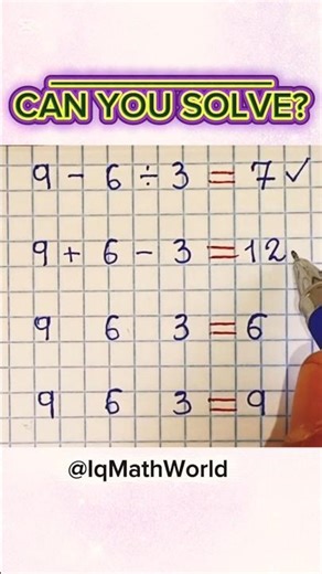 The PEMDAS Test Most People Fail! ❌#MathPuzzle #BrainTeaser #IQTest #Mathematics #Logic
