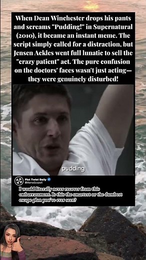 Why Dean Winchester Screaming "Pudding" Is Iconic #DeanWinchester #Supernatural #Pudding #TVMemes