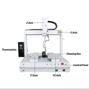 [Hot Item] High Quality Desktop Automatic 4 Axis DIP Soldering Robot PCB Solder Machines Automatic Soldering Machine