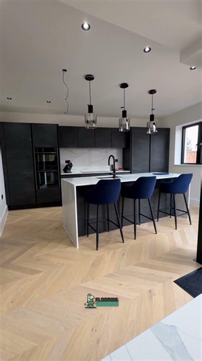 Modern Home Tour | Chevron Flooring Done Right