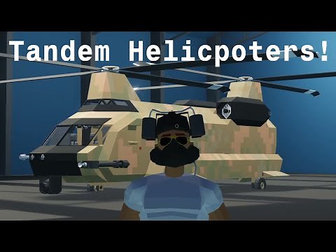 How to make a Tandem Rotor / Heavy lift Helicopter in Stormworks!