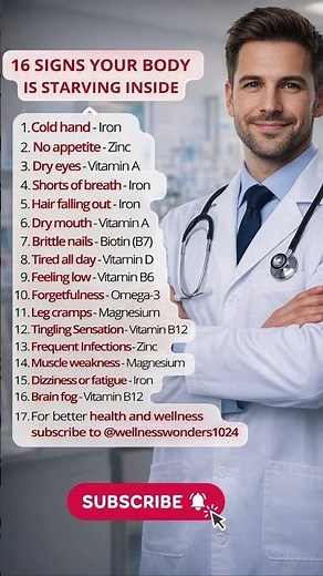 Your Body Is Warning You… Don’t Ignore These Deficiency Signs ⚠️