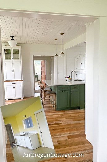 1900 Farmhouse Renovation: Kitchen Before and After - An Oregon Cottage