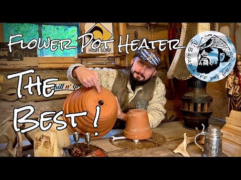 Tea candle powered heater for free, The only way it Works! Terracotta Clay pot, flower pot heater