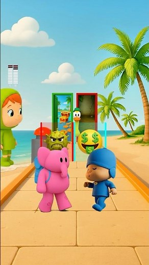 POV 😂💓😎 Rich pool or poor pool – Nina Pocoyo is joking 2