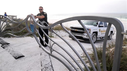 Florida county opposes paying people for closing beaches during COVID