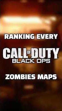 Ranking Every Call of Duty Black Ops 1 Zombie Maps. #bo1 #cod #codzombies