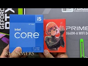 intel Core i5 12400F ASUS PRIME B660M-A WIFI D4 COLORFUL RTX3060Ti Gaming PC Build