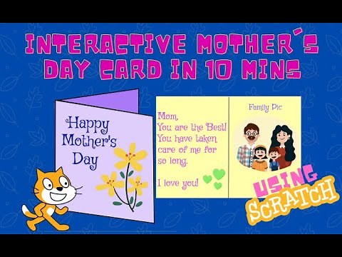 Happy Mother's Day | Mother's Day Card in Scratch| Animated Card in Scratch