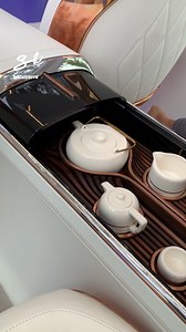The Mercedes-Maybach Vision Ultimate Luxury comes with its own tea set! 😍☕️ | Supercar Blondie