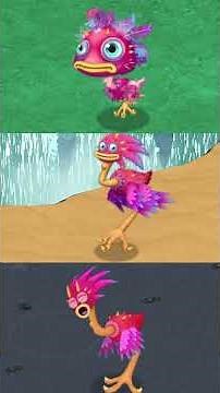 The Evolution of Yawstrich! Baby to Young Monster Sounds (My Singing Monsters)