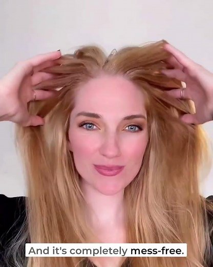 Gray coverage made simple. 🖤Try SIMPLER hair color today!#Simplerhaircolor #hairtransformatıon