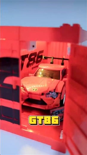 Toyota GT86 by PowerBlock — LEGO Red JDM Sports Car!