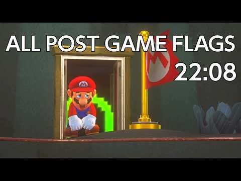 Super Mario Odyssey All Post Game Flags 22:08