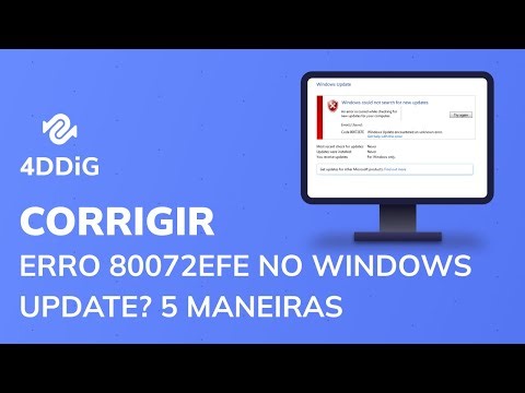 Como corrigir erro 80072efe no Windows Update? 5 maneiras