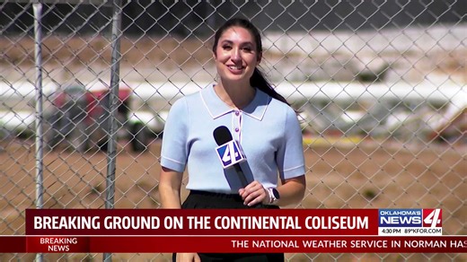 Breaking ground on the Continental Coliseum