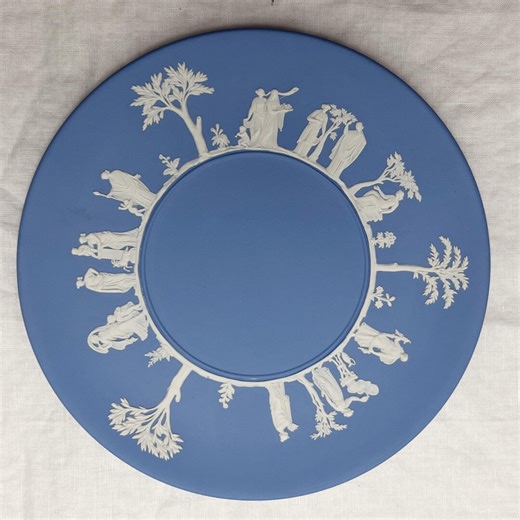 Vintage 9.5" Wedgwood Jasperware Decorative Collectible Plate Classical Design - Etsy