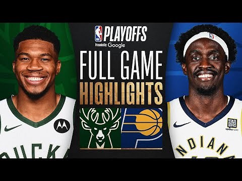 #5 BUCKS at #4 PACERS | FULL GAME 1 HIGHLIGHTS | April 19, 2025