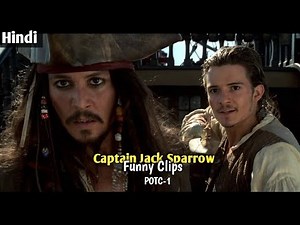 Captain Jack sparrow Hindi Funny Clips Part-1 POTC | Cinebuster