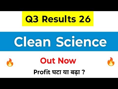 Clean Science Q3 Results | Clean Science Share News | Clean Science Results