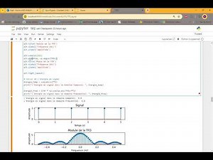 TP 2 Traitement du Signal | TFD: Transformée de Fourier Discrète (sous Python) - Partie 3