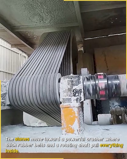 389K views · 2.3K reactions | Stone Processing For Construction Work. #RockCrusher #HeavyMachines | Fun club | Facebook