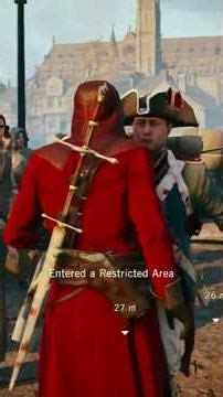 SAVING FROM GUILLOTINE | ASSASSIN'S CREED UNITY #viral #shorts