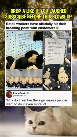 Retail workers officially done with humanity 😭 #memes