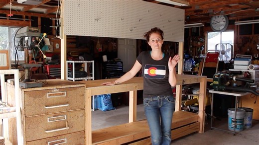 How to build a simple 2x4 workbench