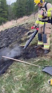 270K views · 109 reactions | Firefighters extinguishing a grass fire and discovering a small mouse | Lancashire Fire and Rescue Service (Official) | Facebook