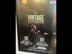 The Vintage Explosion - 'Johnny Be Goode' (cover) live at Portobello Town Hall, 16 Nov 2025