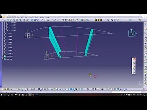 #CATIA V5 | PART2 NACA4412 Aerofoil CATIA | Spars Stringers| Aircraft Wing Tutoria| CAD | Aerospace