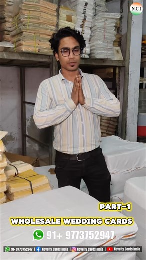 Novelty Cards India on Instagram: "Wholesale Shadi Card | #weddinginvitation #noveltycardsindia #wholesale " Biggest wedding card manufacturer in India!! Kam Paise Mein Bada Business! Sampark Karen: 9773752947" #weddingcards #wholesale CONTACT :- Novelty Cards India for the best Deals 📱🤩 Get your wedding cards by @noveltycardsindia Customisations Available To order/enquiry: 📩Dm @noveltycardsindia or 📞Call: 011-49901711, 49786162 📱Whatsapp: 9773752947 Email: Noveltycardsindia@gmail.com 📍381