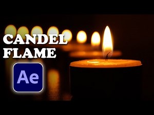 Realistic [CANDLE FLAME] Burning in After Effect | Fire | After Effect Tutorial