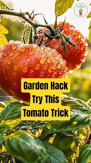 Tomato & Basil: The Perfect Garden Combo 🍅🌿 | Companion Planting Secret #shorts #gardening #plants