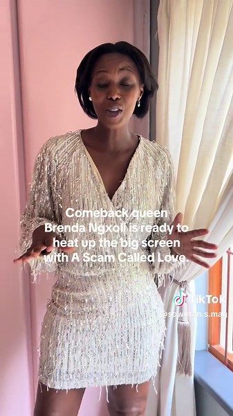 Comeback queen Brenda Ngxoli is ready to heat up the big screen with A Scam Called Love. Read the full story in the Sowetan newspaper tomorrow. Report and videography: @MasegoSeemela_ 🎙 🇿🇦 #AScamCalledLove #acting #movies #SAMA28 #fypp #southafrica