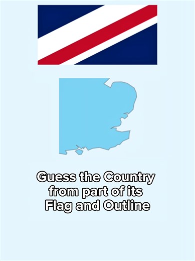 Can you guess the country from just part of its flag and outline? 🌍 Five rounds, getting progressively harder. How many did you get? #geography #geographyquiz #flagquiz #mapquiz #countries