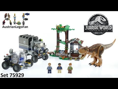 Lego Jurassic World 75929 Carnotaurus Gyrosphere Escape - Lego Speed Build Review