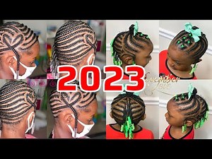 IDÉES DE TRESSES AFRICAINES TENDANCES 2023 POUR PETITE FILLES